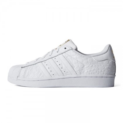 adidas superstar croco blanche