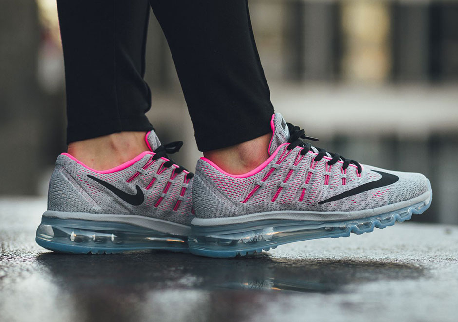 air max femme grise et rose