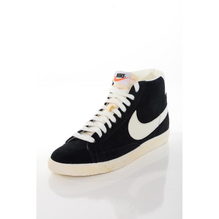 nike blazer femme noir et bleu